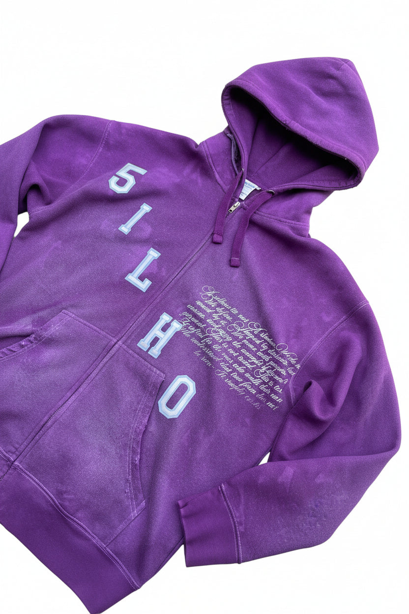 Purple Varsity Zip-Up (XL)
