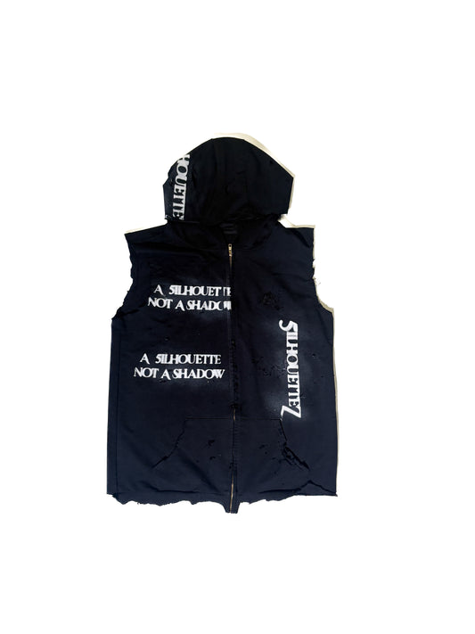Sleeveless Zip Hoodie (M)